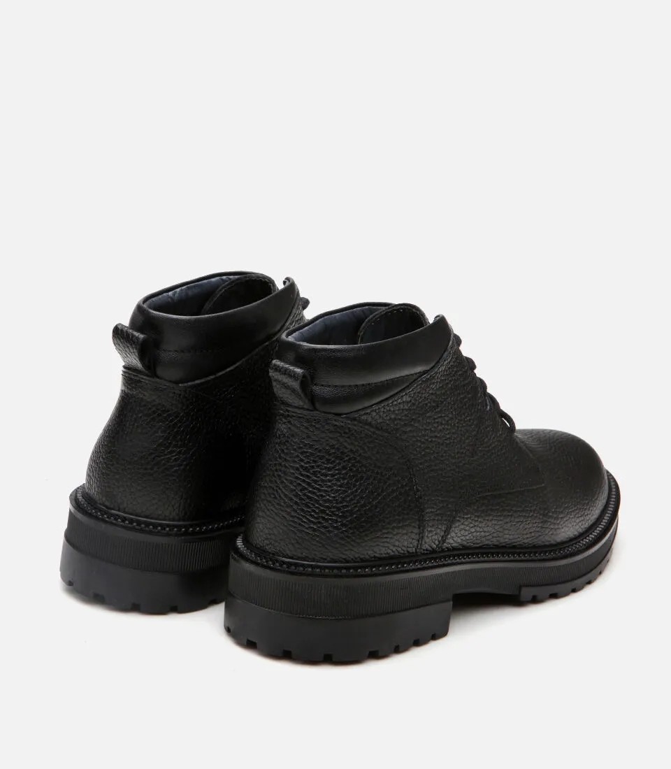 Hotiç 02BOY298970A100 ERKEK Deri Siyah Casual Bot görsel 6