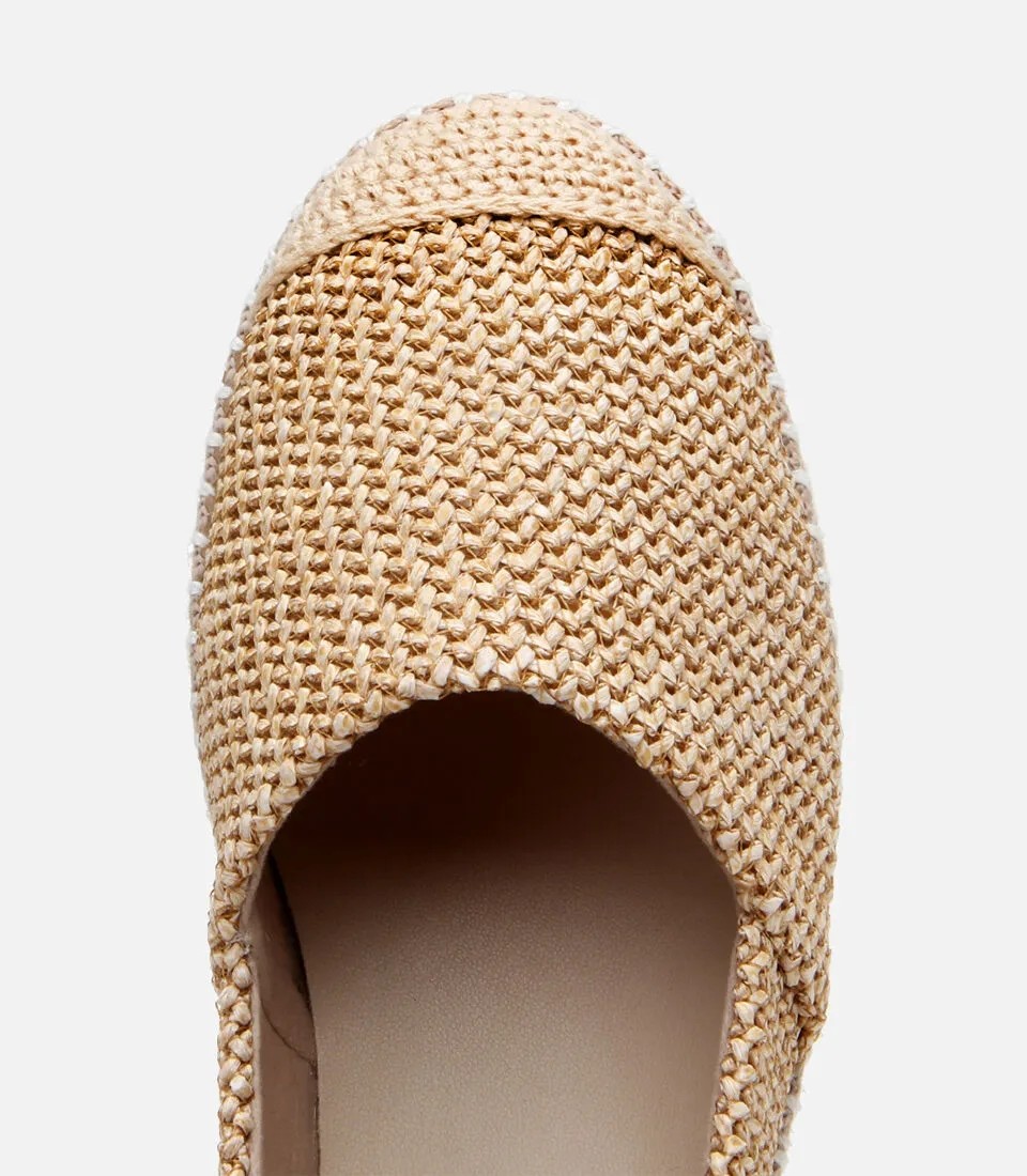 Hotiç 01AYY306110A310 KADIN Bej Hasır Detaylı Espadril görsel 4
