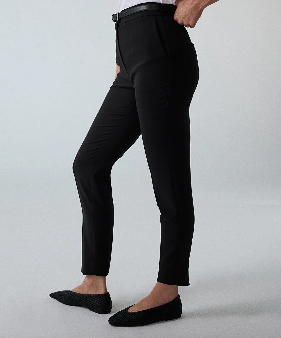 İpekyol Elastik bel skinny fit pantolon IW6260003153001 görsel 3