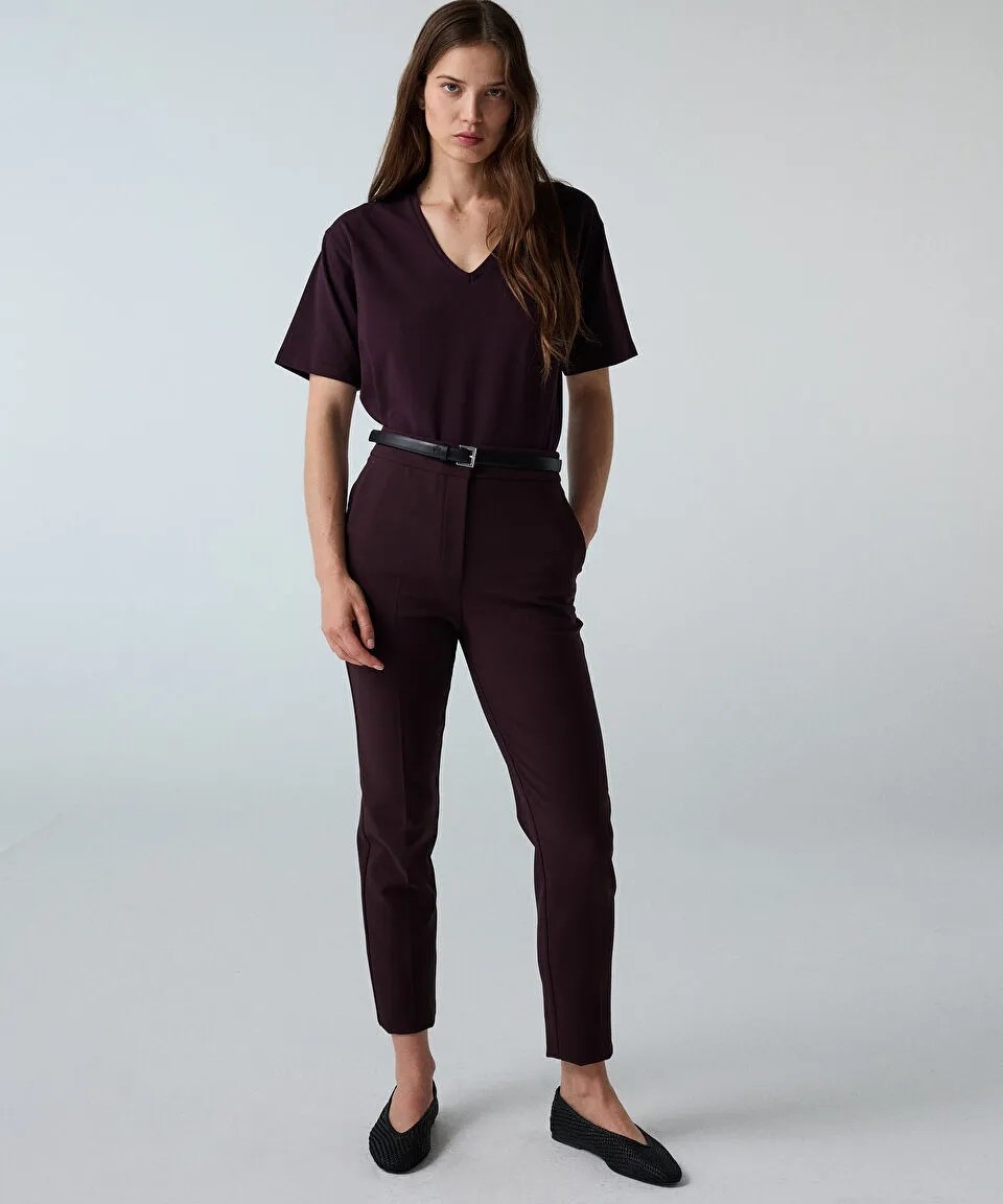İpekyol Elastik bel skinny fit pantolon IW6260003153001 görsel 5