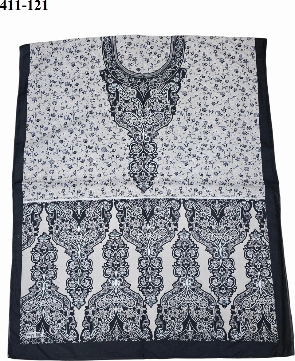Soft İpek Soft Ipek Etnik Desen Soft Şal 411-121 görsel 2