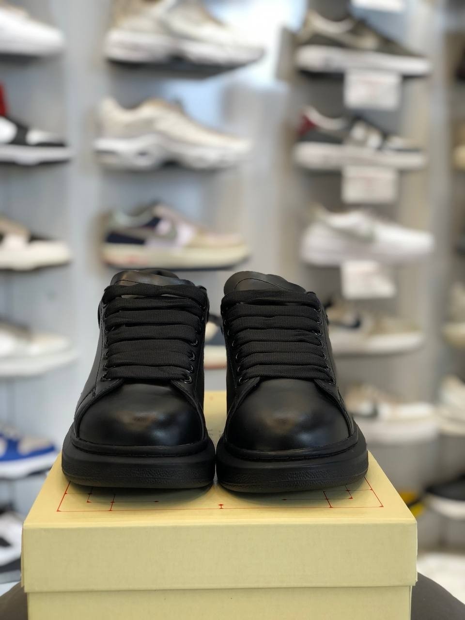 Favorispor Deri Klasik Unisex Ayakkabı Mcqueen Ithal Malzeme görsel 7