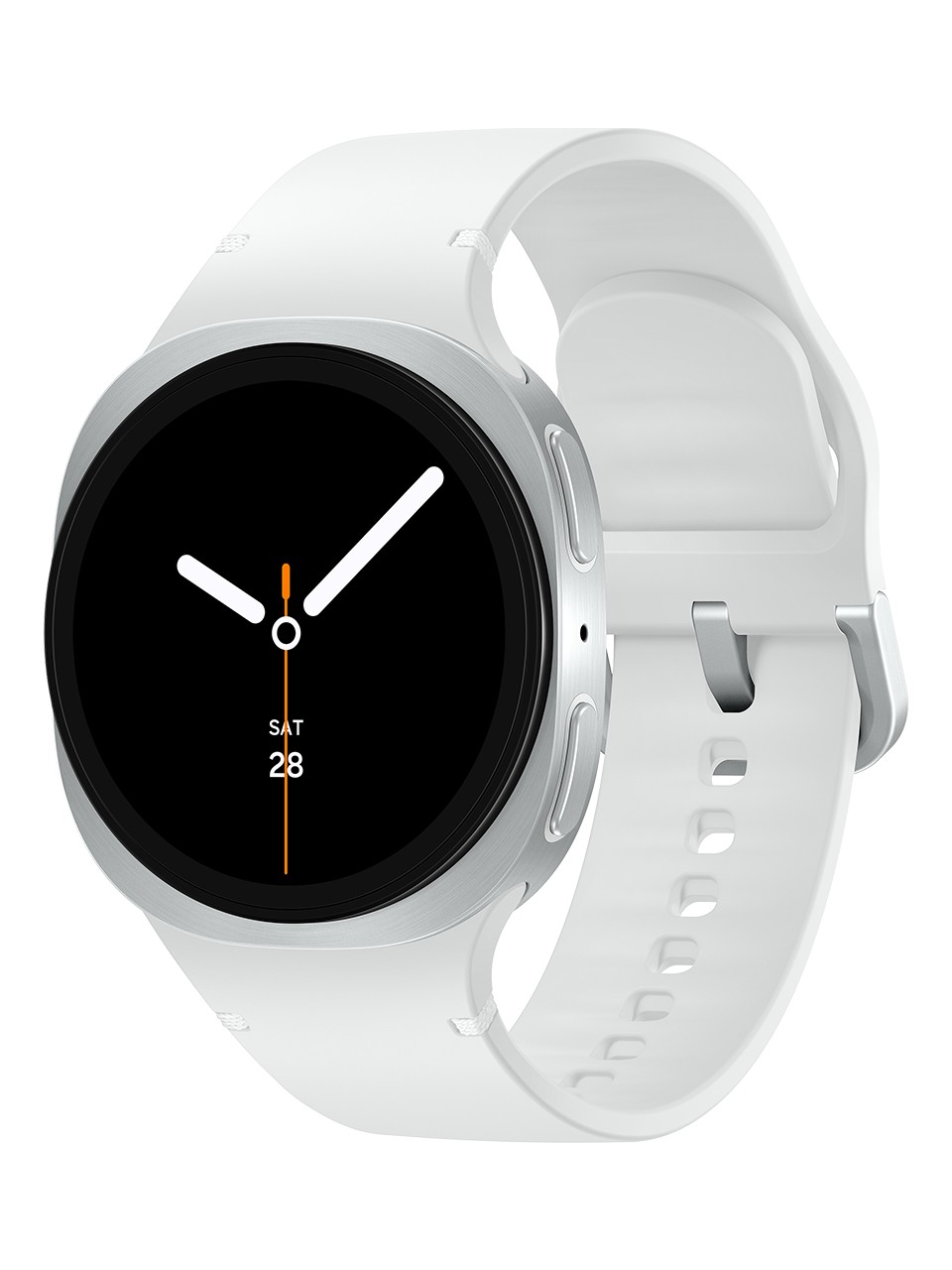 Samsung Galaxy Watch8 Small Gümüş SM-L320NZSATUR Akıllı Saat Kalp Ritmi Ölçme ve GPS Özellikleriyle