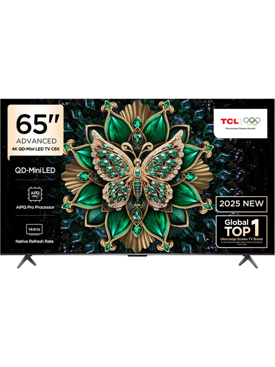 TCL 65C6K 65" 165 Ekran Uydu Alıcılı 4K Ultra HD MiniLED Google TV