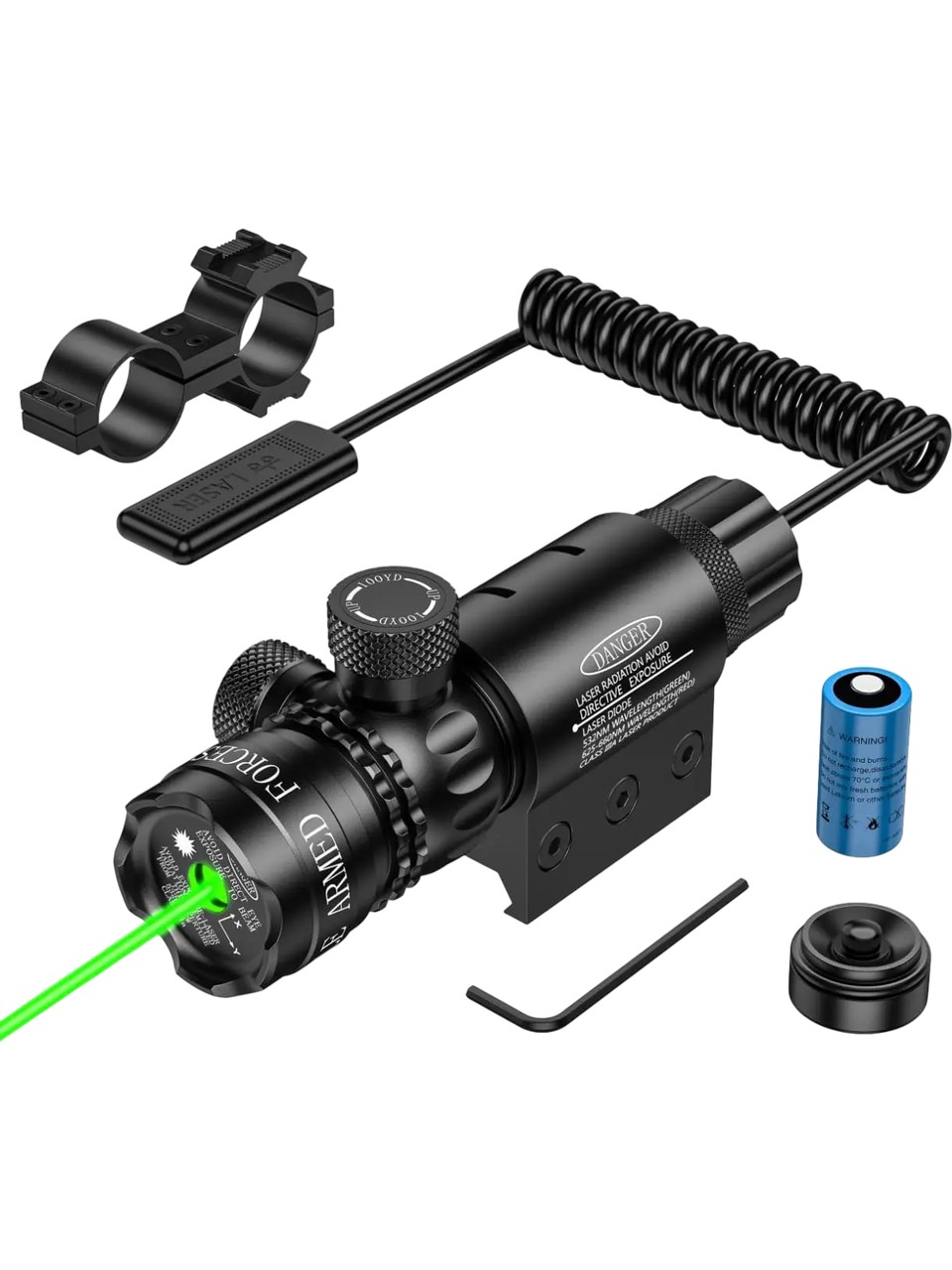 wison WS-603 Profesyonel Tüfek Bağlantılı Yeşil Lazer 532nm