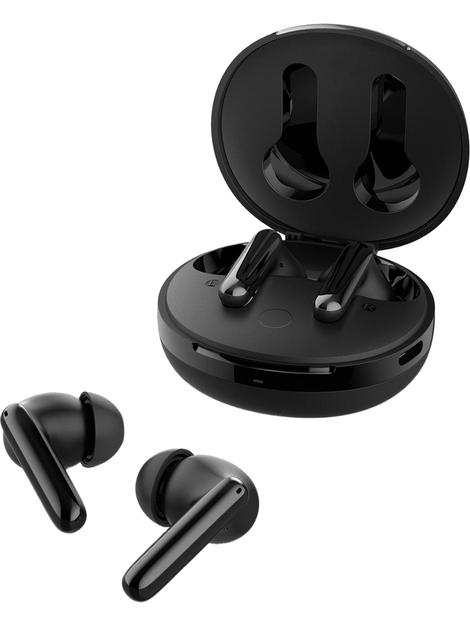 Spigen Audio TWS S10 Bluetooth Kablosuz Kulaklık - ANC Aktif Gürültü Engelleme + ENC 6 Mikrofon - 10mm Sürücü - 30 Saat Pil - iOS & Android EQ App Şeffaf & Gaming Mod iPX4 Siyah - ASD07886