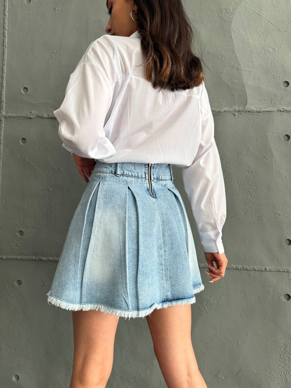 Aida Fashion Denim Etek