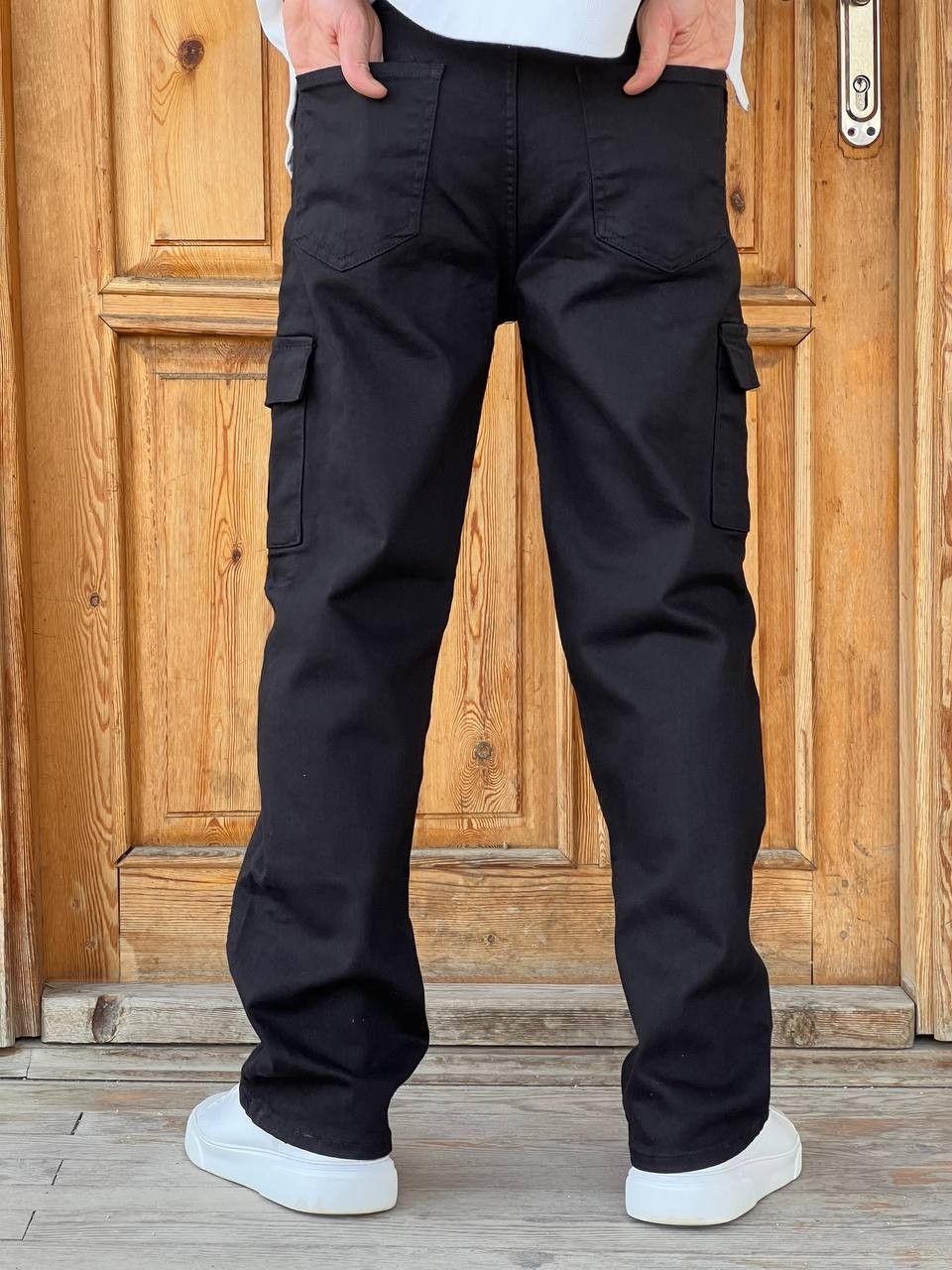 Enk 2026 Vintage Erkek Kargo Baggy Krem/haki/siyah görsel 5