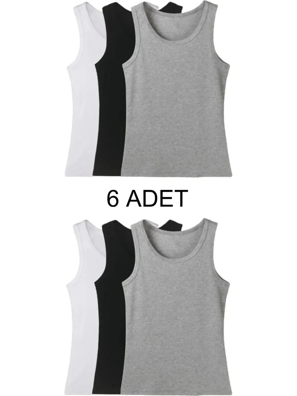 Seher Yıldızı 6'Lı Erkek Klasik Atlet görsel 4