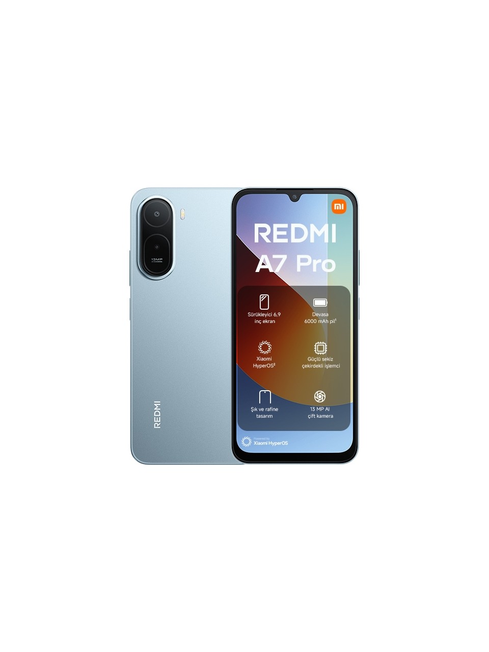 REDMI A7 Pro 128 GB 4 GB Ram (Xiaomi Türkiye Garantili) Mavi