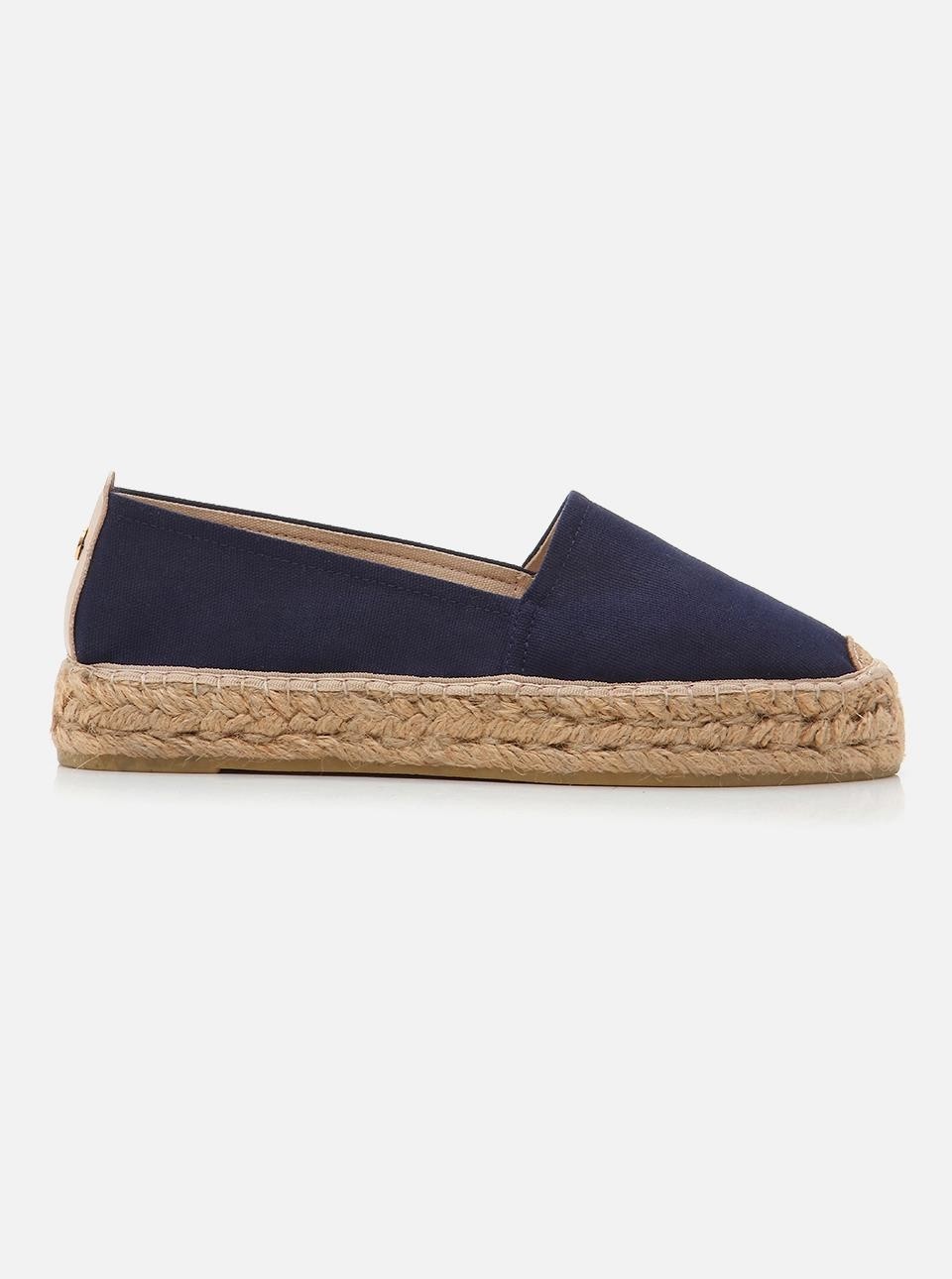 Su Espadril Nathalie Lacivert Kadın Düz Espadril görsel 2