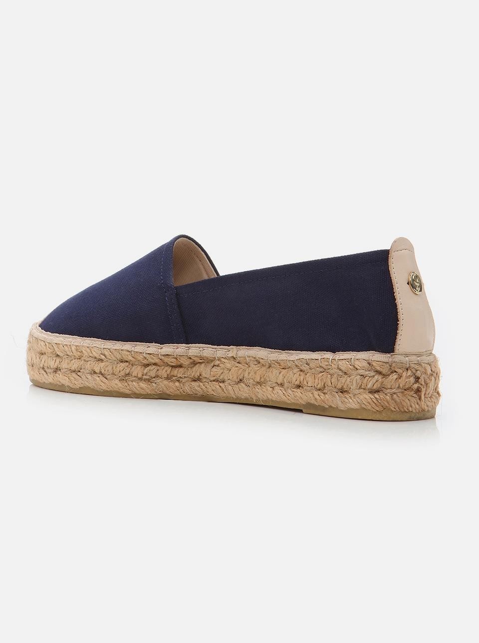 Su Espadril Nathalie Lacivert Kadın Düz Espadril görsel 3