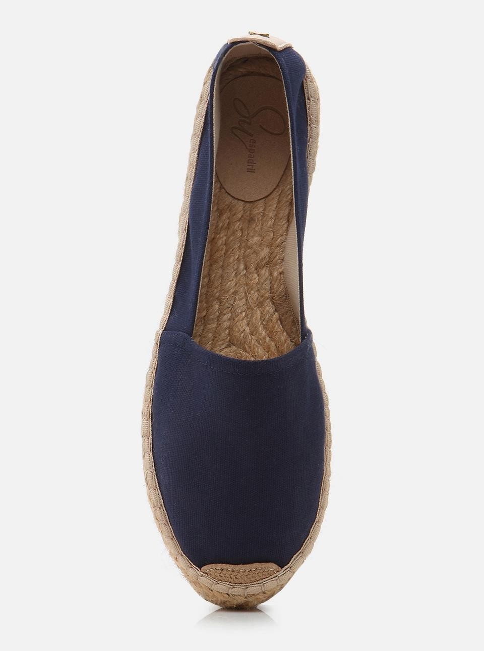 Su Espadril Nathalie Lacivert Kadın Düz Espadril görsel 4