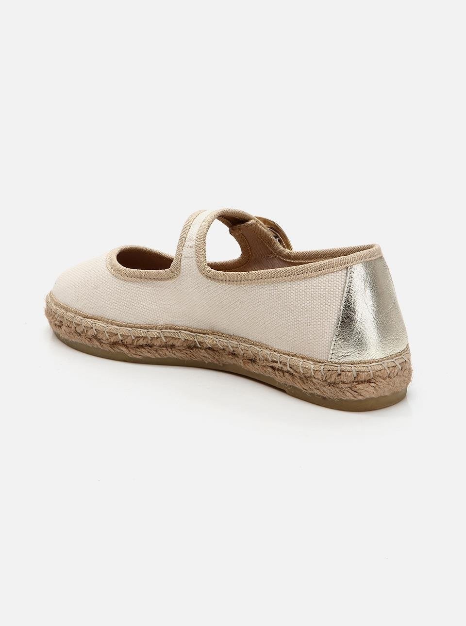 Su Espadril Owenn Ecru Kadın Düz Espadril görsel 3