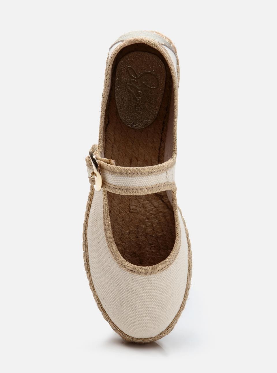 Su Espadril Owenn Ecru Kadın Düz Espadril görsel 4