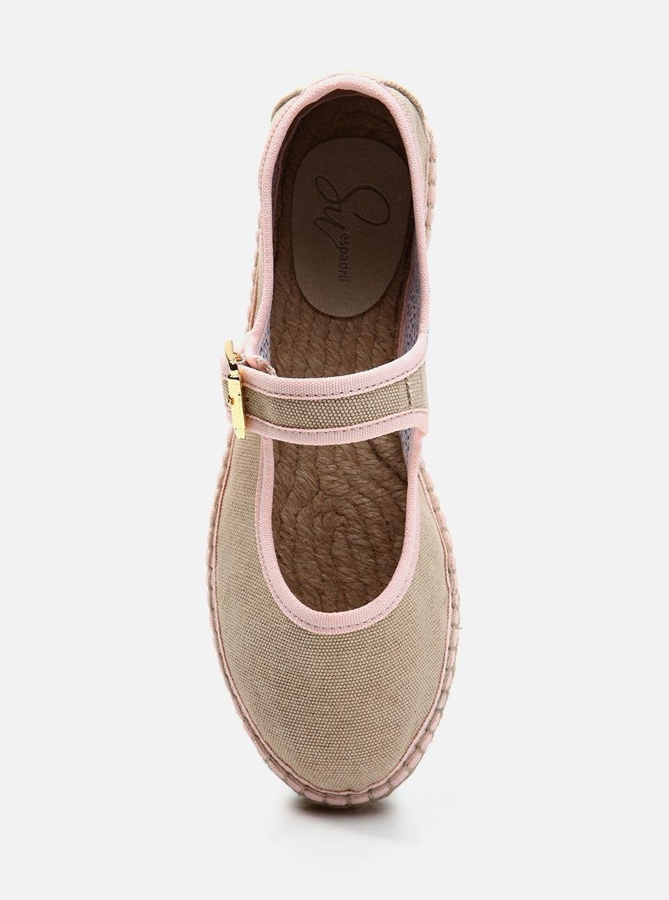 Su Espadril Owenn Bej Kadın Düz Espadril görsel 4