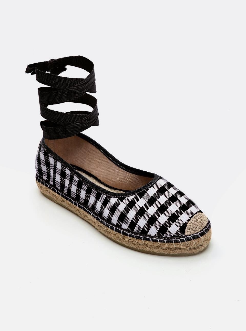 Su Espadril Tokyo Siyah Kadın Düz Espadril görsel 3