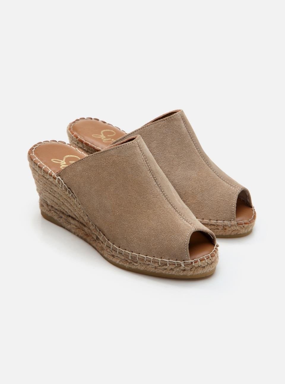 Su Espadril Suzy Kum Kadın Dolgu Topuklu Espadril Terlik görsel 2