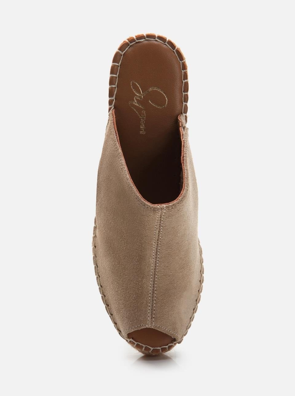 Su Espadril Suzy Kum Kadın Dolgu Topuklu Espadril Terlik görsel 4
