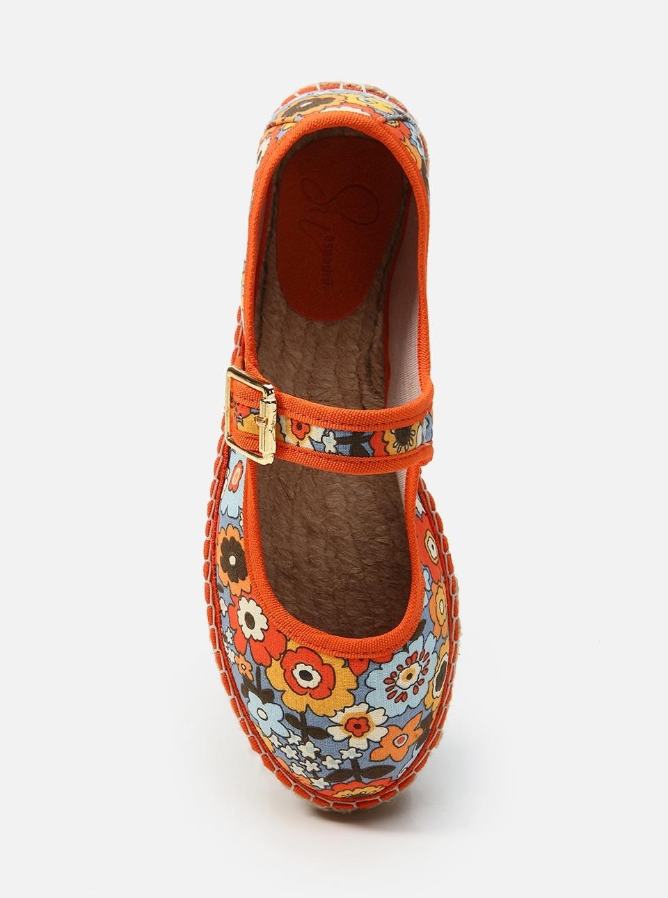 Su Espadril Paris Turuncu Kadın Düz Espadril Rahat Tabanlı Şık Tasarım görsel 3
