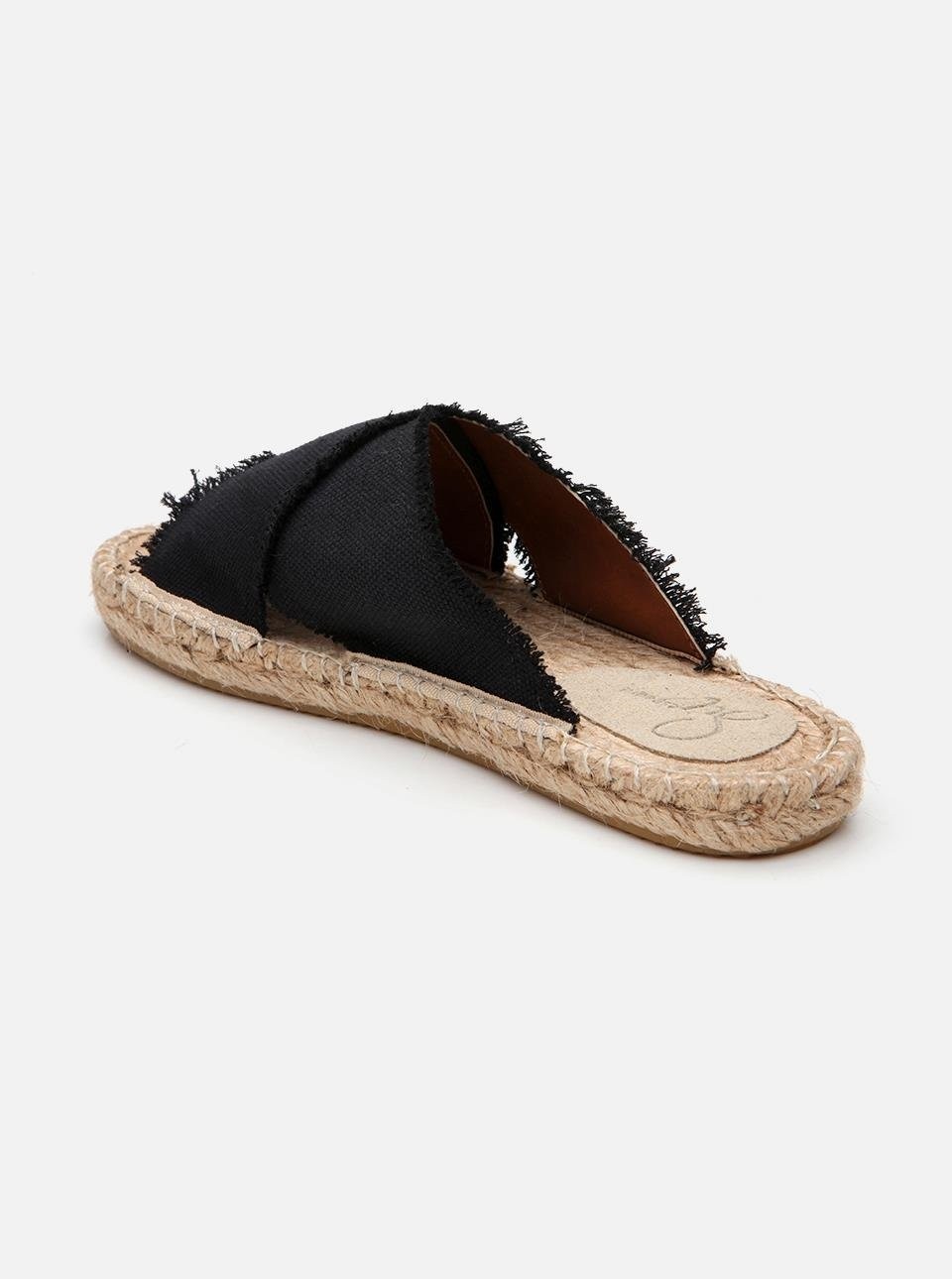 Su Espadril Kimo Siyah Kadın Espadril Terlik görsel 4