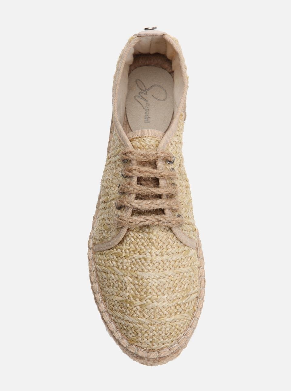 Su Espadril Greyce Naturel Kadın Düz Espadril görsel 3