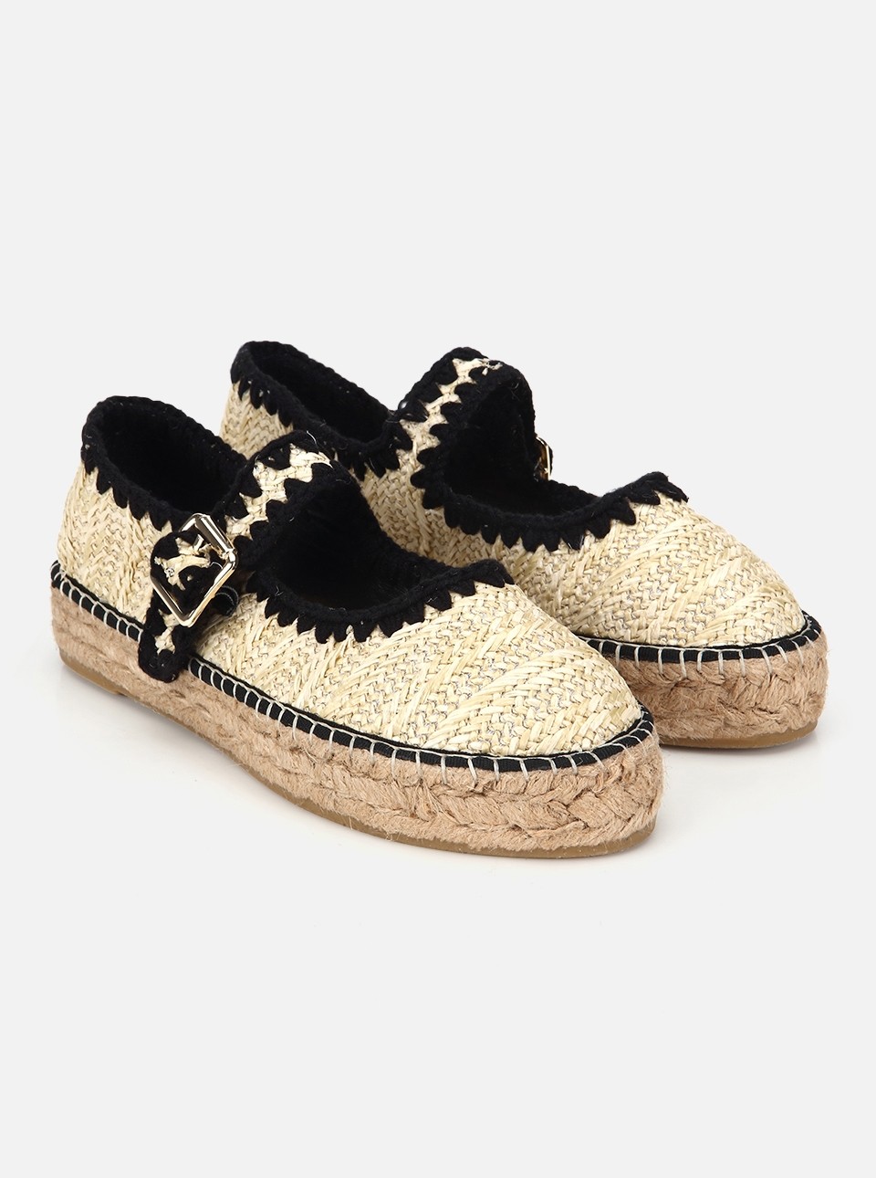 Su14 Pera Naturel Kadın Düz Espadril görsel 2