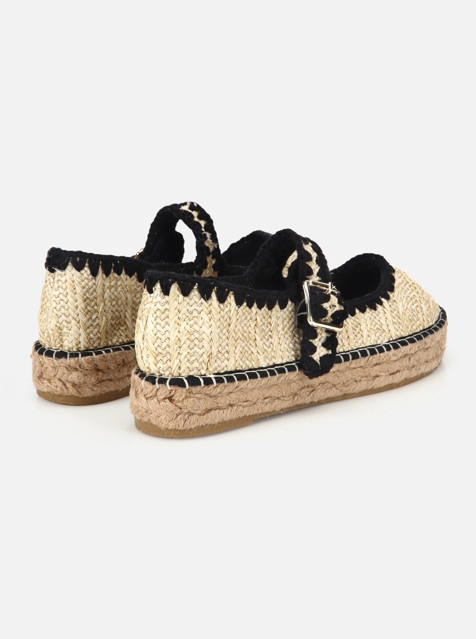 Su14 Pera Naturel Kadın Düz Espadril görsel 3