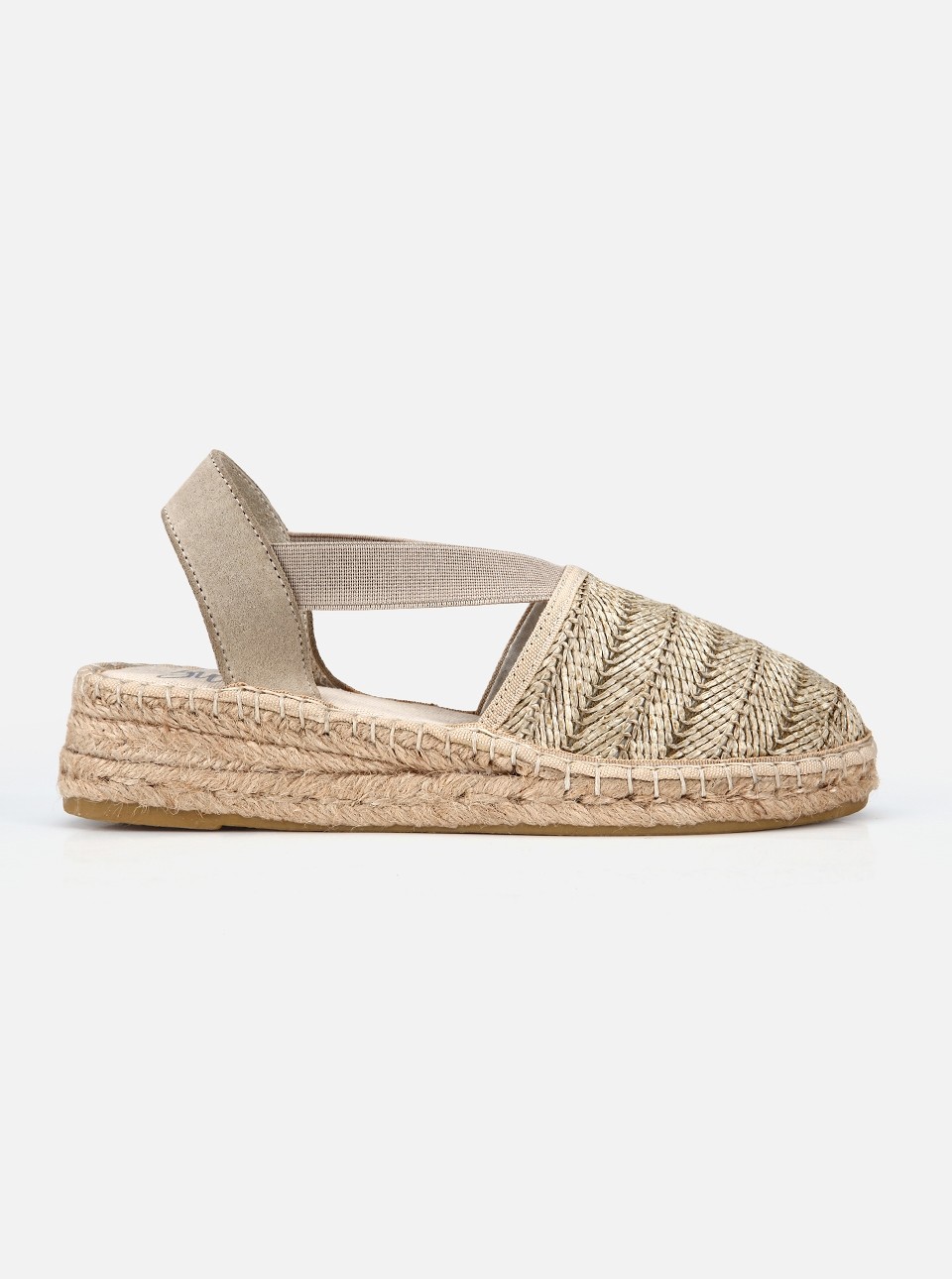 Su14 Dilara Naturel Kadın Espadril Sandalet