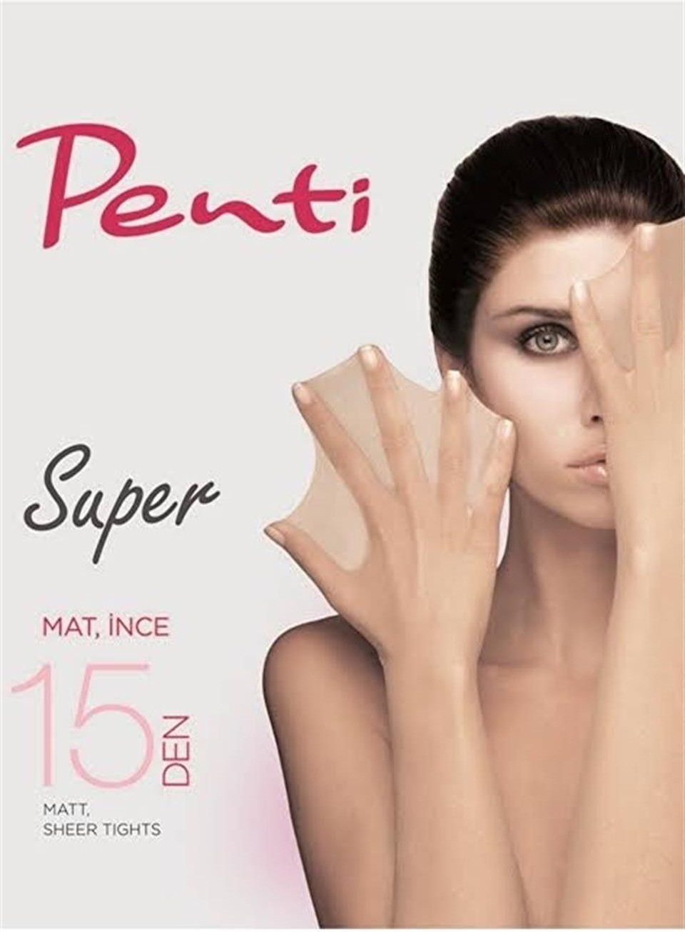 Penti Süper 15 Den Kadın Mat Külotlu Çorap Siyah