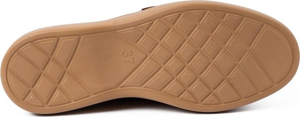 Mammamia D26YA-7545 Taba Hakiki Deri Tam Ortopedik Casual Kadın Günlük Ayakkabı görsel 4