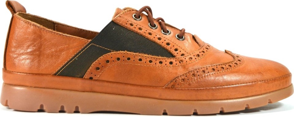 Ernas 44 Soft Deri Lastik Bağlı Oxford Casual Kadın Iş Ayakkabı görsel 5