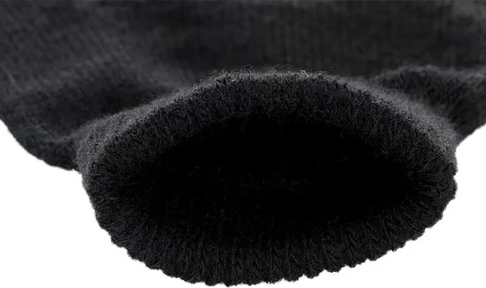 Dükkan Hediyelik Heart In Bat Baskılı Unisex Siyah Kesik Çift Eldiven görsel 3