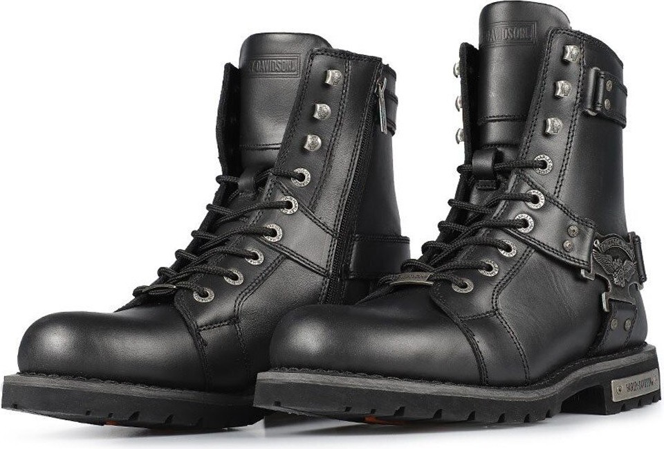 Harley Davidson 025M0447 Charles Erkek Bot - Siyah Kauçuk görsel 3