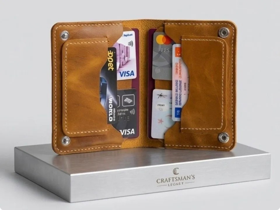 Parla Leather Pasaport Cüzdan V3 El Yapımı Hakiki Gerçek Deri Pasaport Kılıfı Cüzdan Kartlık Kadın Erkek görsel 8
