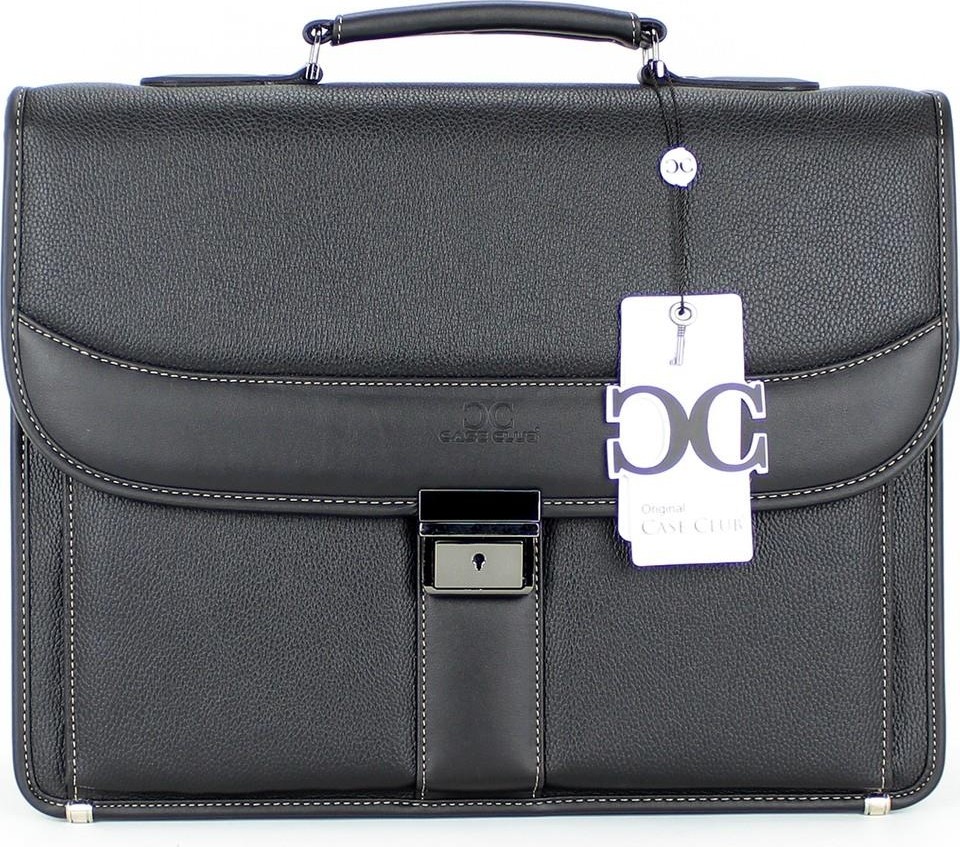Case Club Deri Evrak Çantası Laptop Bölmeli 15.6 " Inç