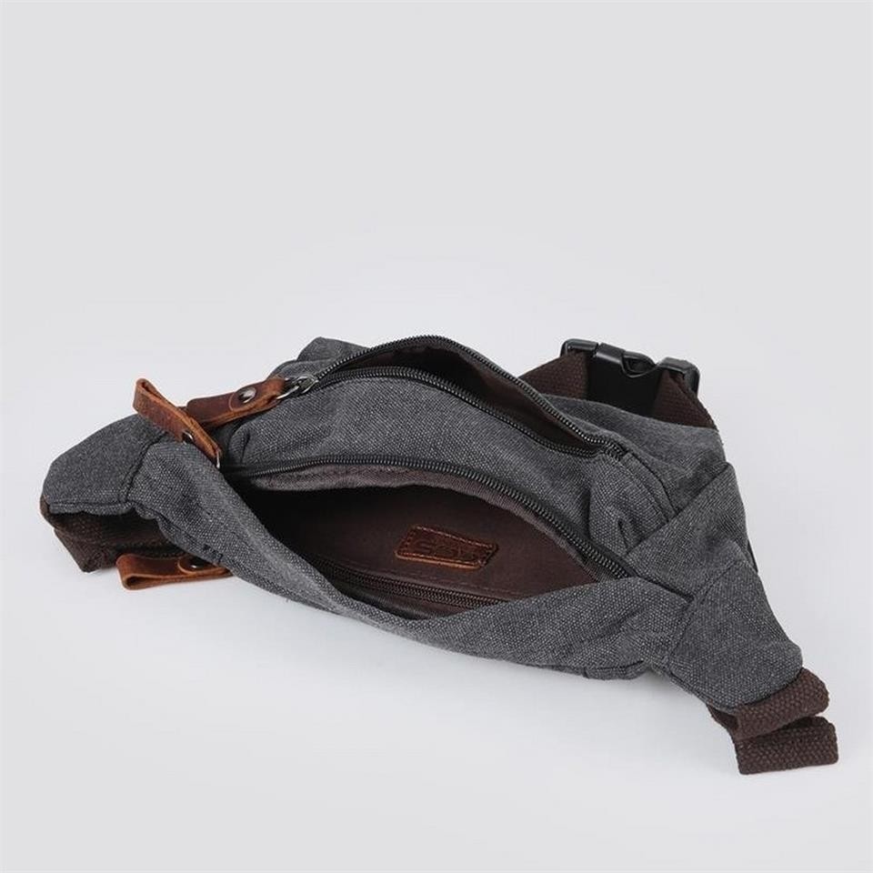 Çanta Yurdu Ççs 31516 Sport Kanvas Bel Çantası Siyah görsel 2