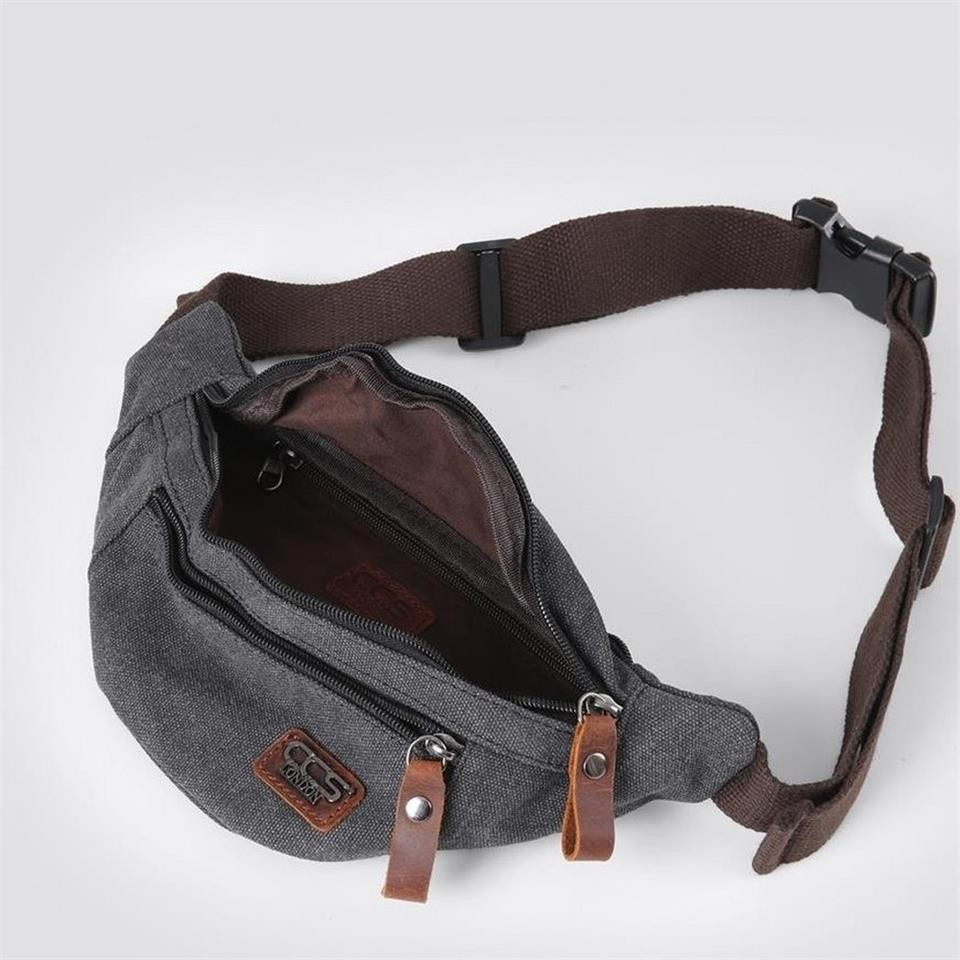 Çanta Yurdu Ççs 31517 Sport Kanvas Bel Çantası Siyah görsel 2