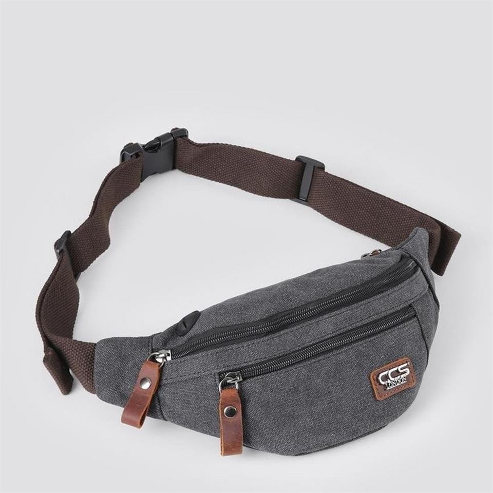 Çanta Yurdu Ççs 31517 Sport Kanvas Bel Çantası Siyah görsel 3