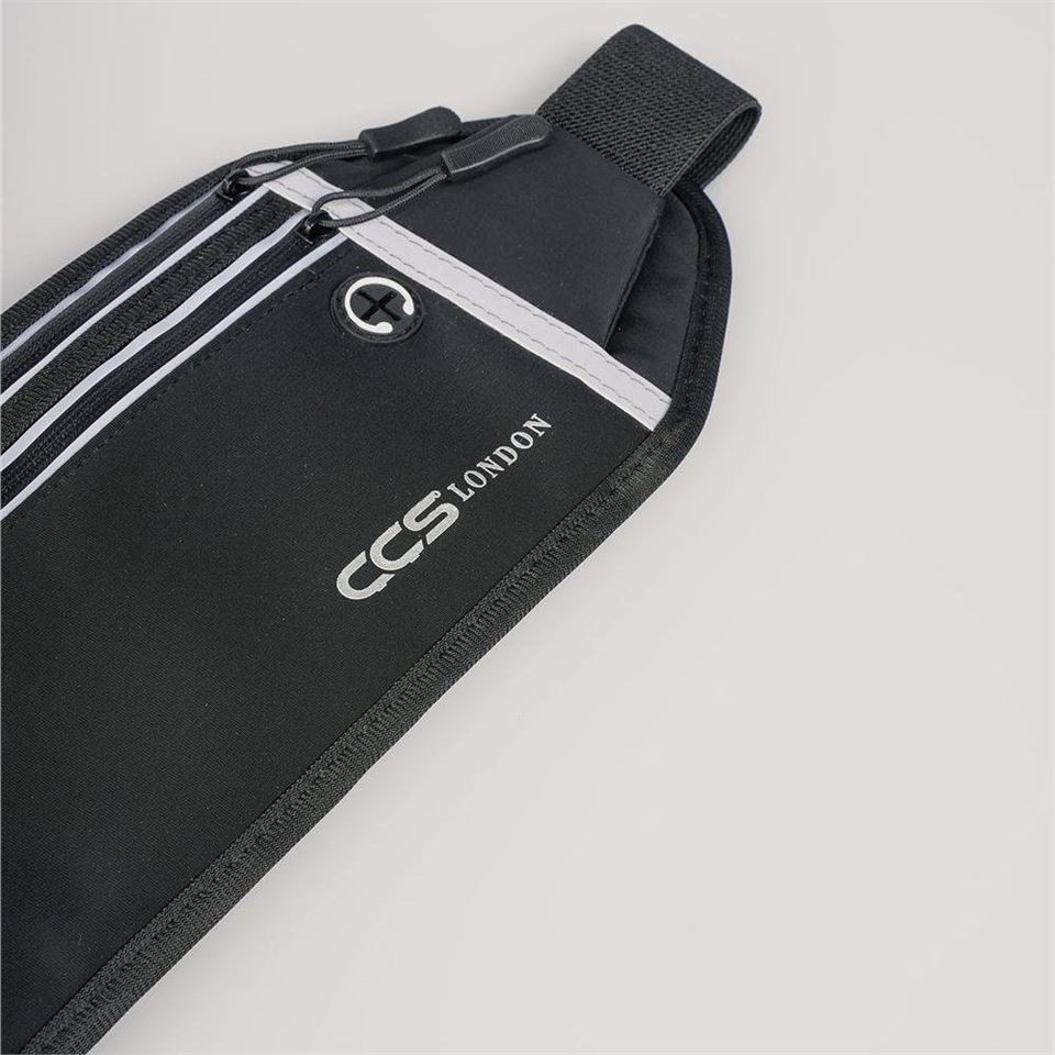 Ççs 17712 Bel Çantası Polyester Sport Bel Çantası Siyah görsel 2