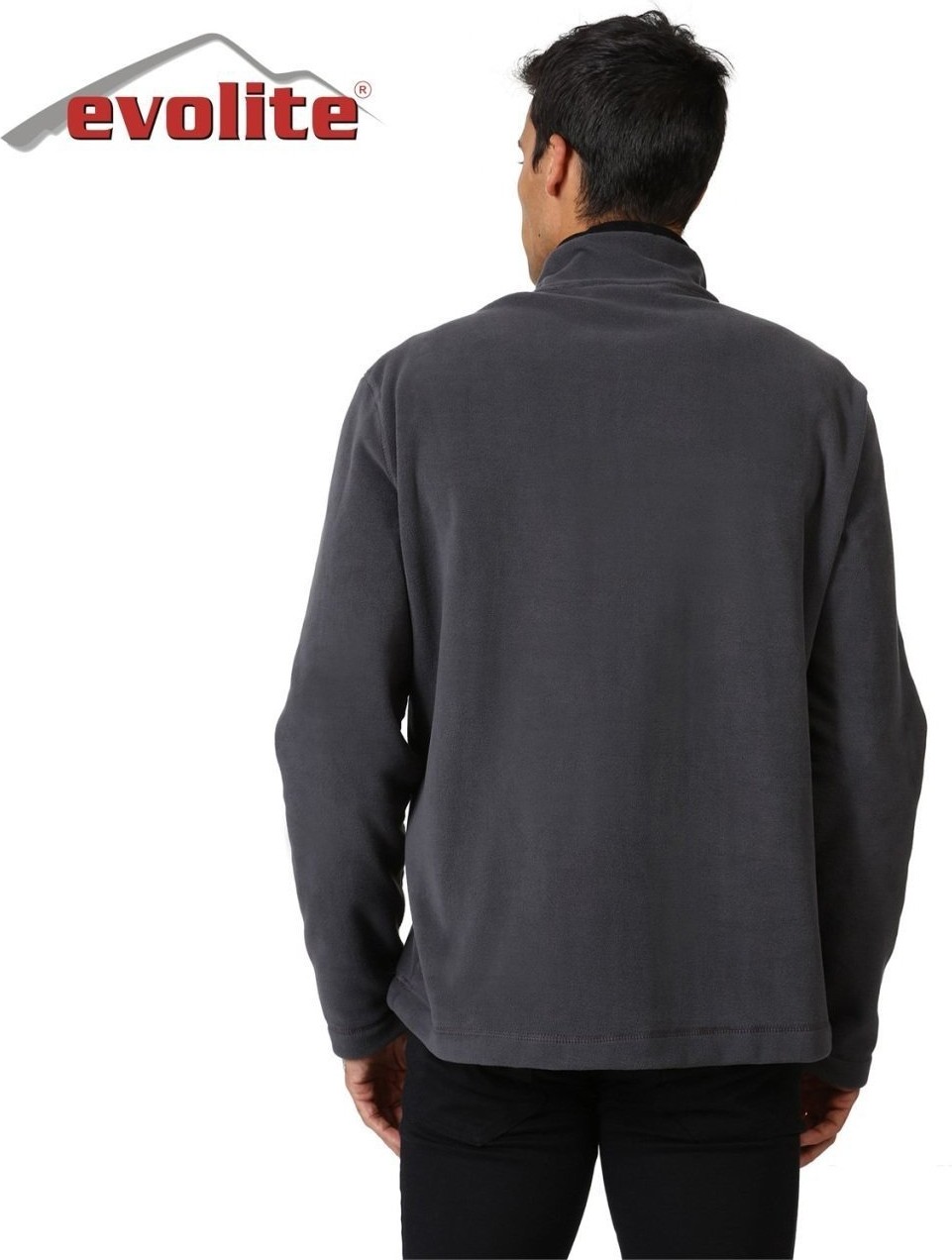 Evolite Fuga Erkek Mikro Polar Sweater - Gri görsel 3