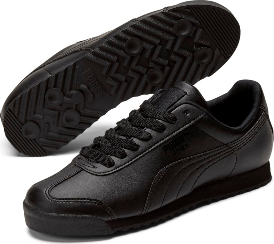 Puma Roma Basic Unisex Sneaker Ayakkabı Siyah görsel 4