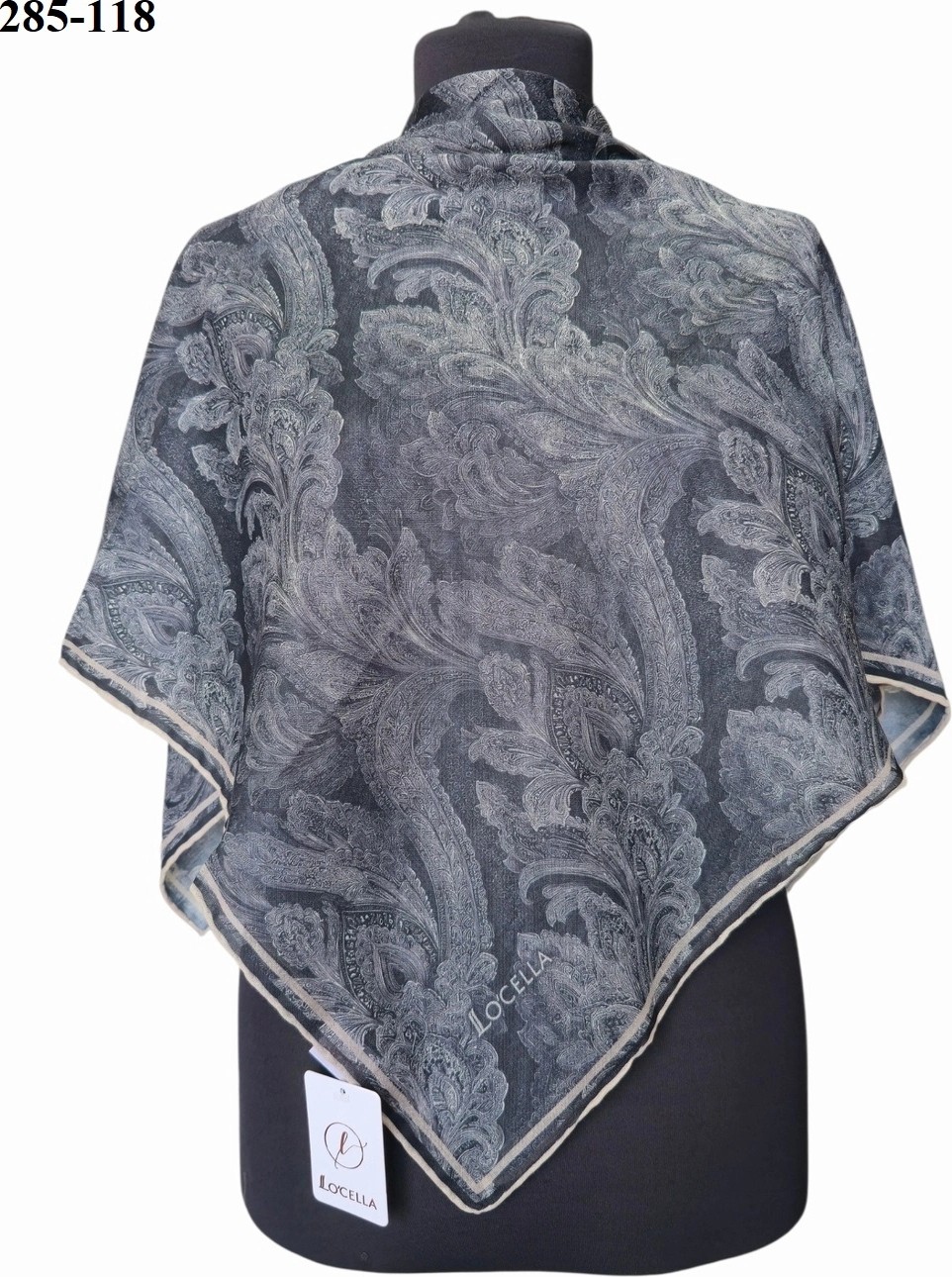 Lo'cella Soft Pamuk Eşarp 285-118 görsel 2