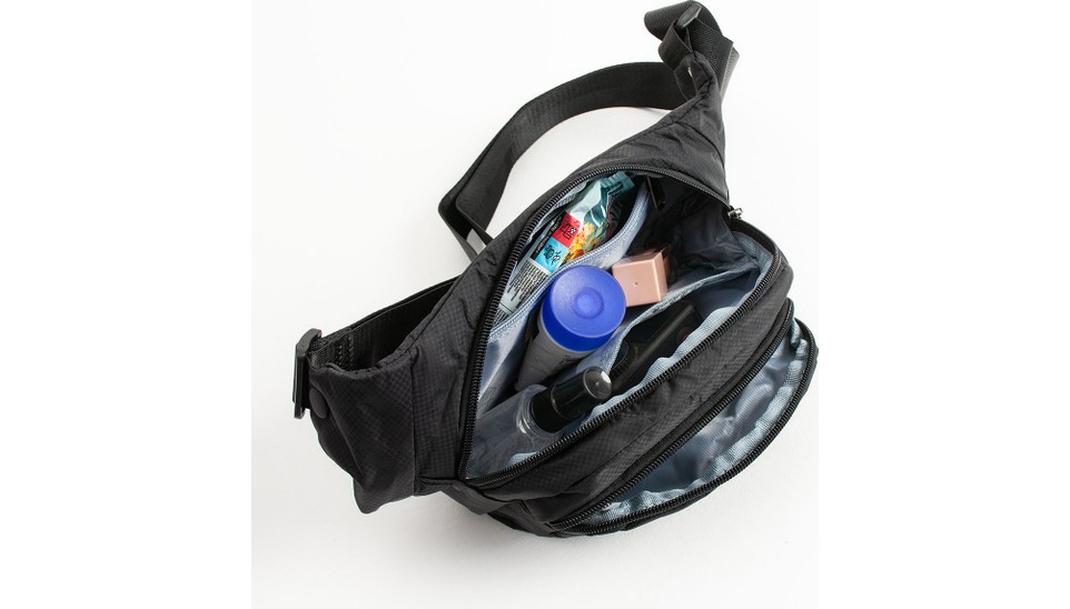 Sanmorris Unisex Paraşüt Kumaş Suya Dayanıklı 3 Bölmeli Body Bag SI-6036 görsel 3