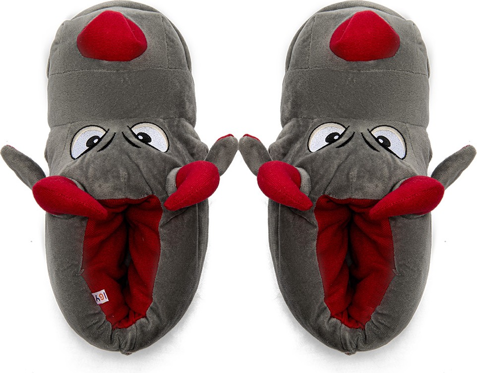 Twigy Toro Erkek Hayvanlı Panduf Gri 41/46 görsel 2