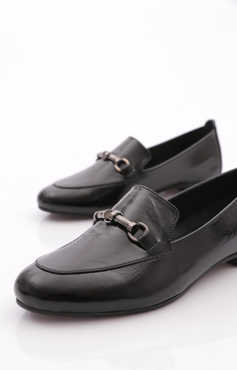 DGN 707 Kadın Aksesuarlı Loafer Ayakkabı görsel 4