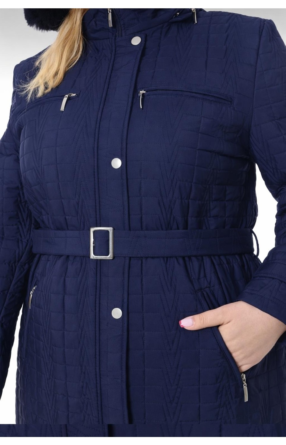 TUTveAL Collection Su Itici Mont, Büyük Beden Kaban,büyük Beden Kapitone, Içi Tüylü Mont, Araboy Mont,kışlık Mont görsel 8