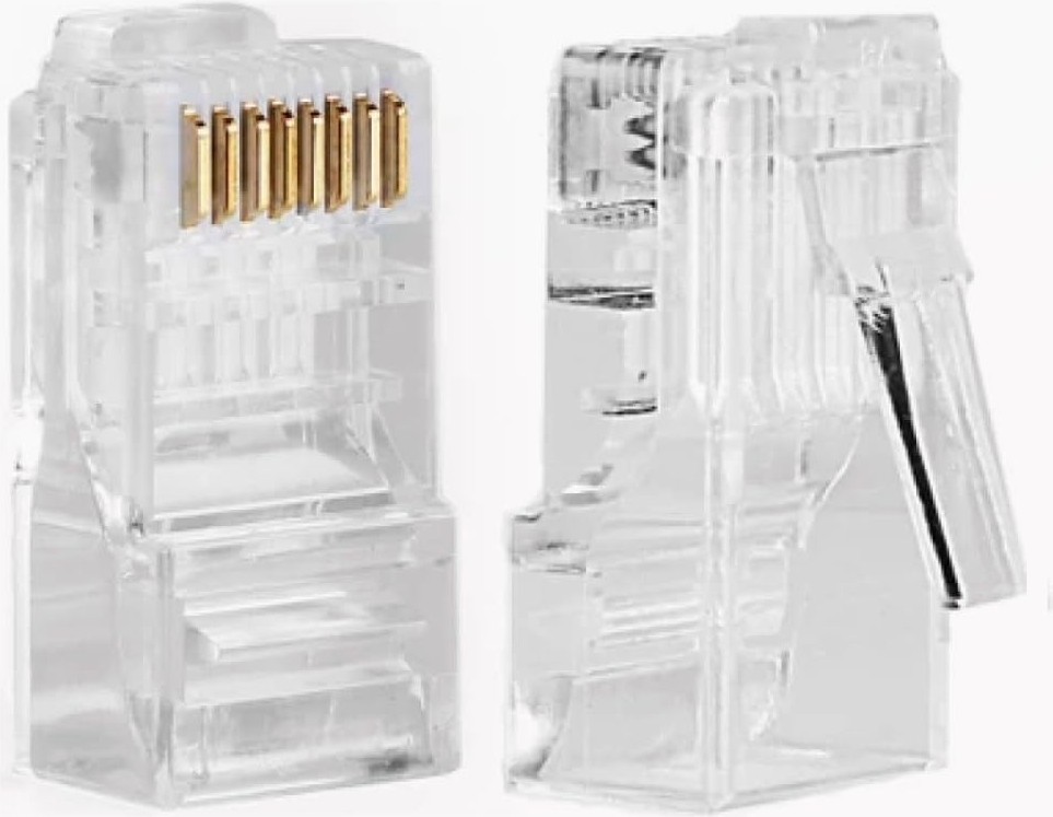 Die Grup QPORT-Q-J600Y Yeni Nesil Cat6 50 Adet Rj-45 Konnektör