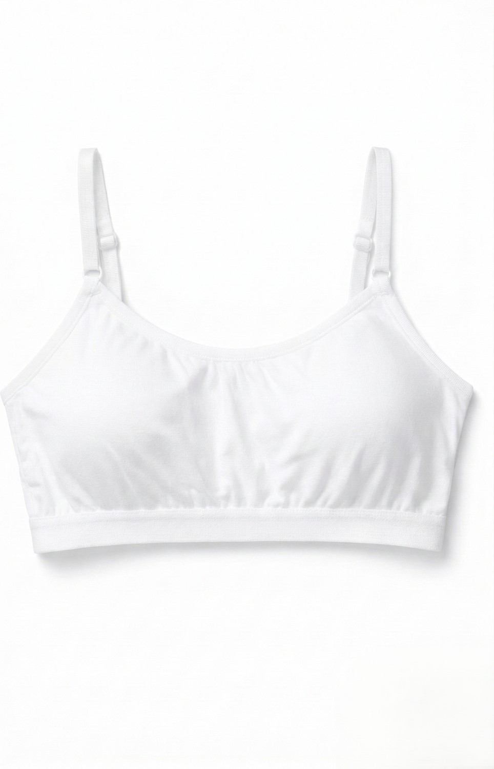 Underwear Bodyway 3'lü Set Pamuklu Basic Bralet | Çıkarılabilir Pedli, Ayarlanabilir Ip Askılı - Siyah + Beyaz + Gri