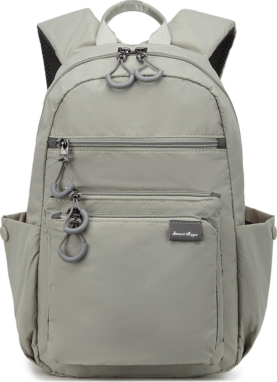 Smart Bags Açık Gri Günlük Orta Boy Hafif Kumaş Kadın Sırt Çantası